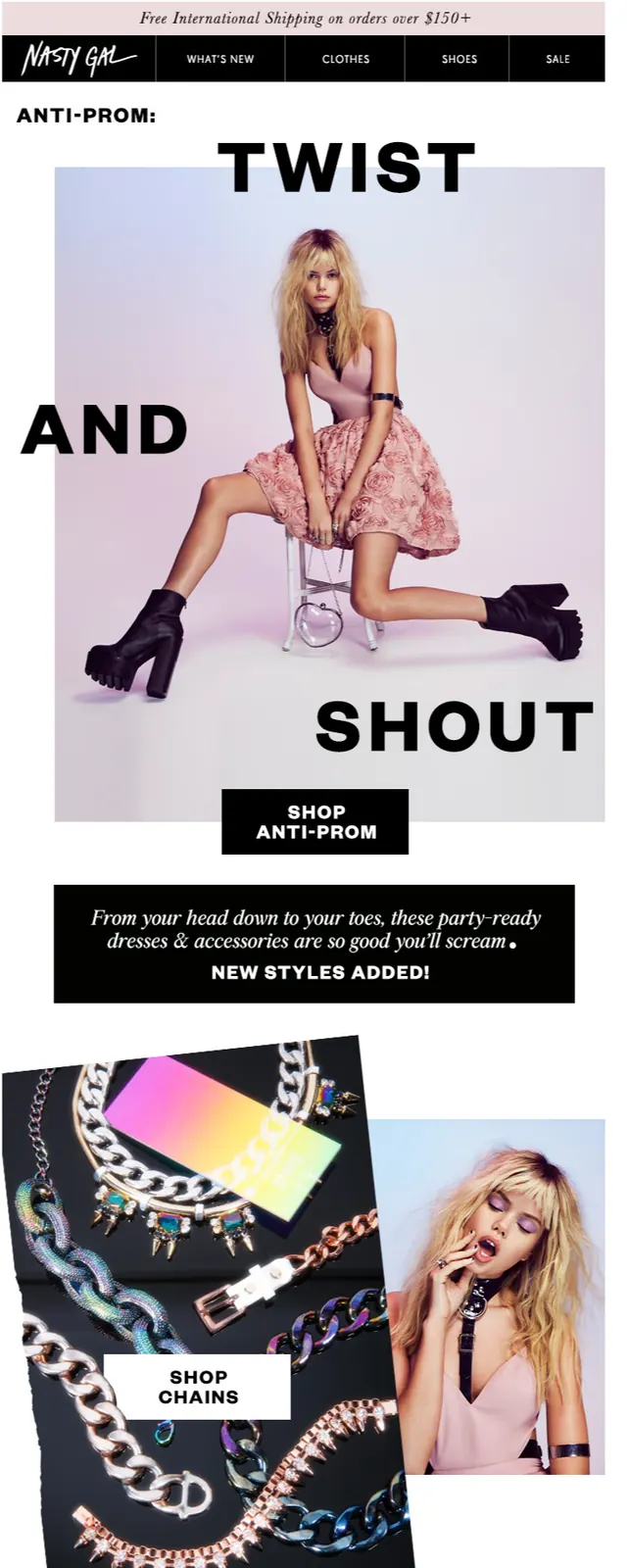 Twist and Shout Editorial Layout