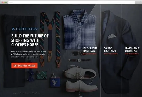 Clothes Horse Campaign Visual