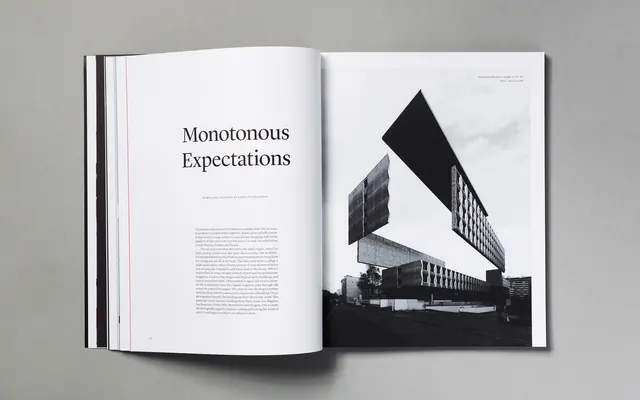 Monotonous Expectations Editorial Spread