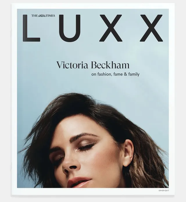 Victoria Beckham LUXX Magazine Cover, minimal, editorial, light