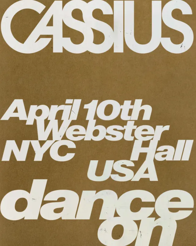 Cassius Dance Event Poster