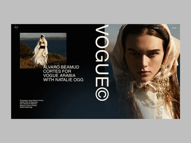Vogue Magazine Editorial Spread