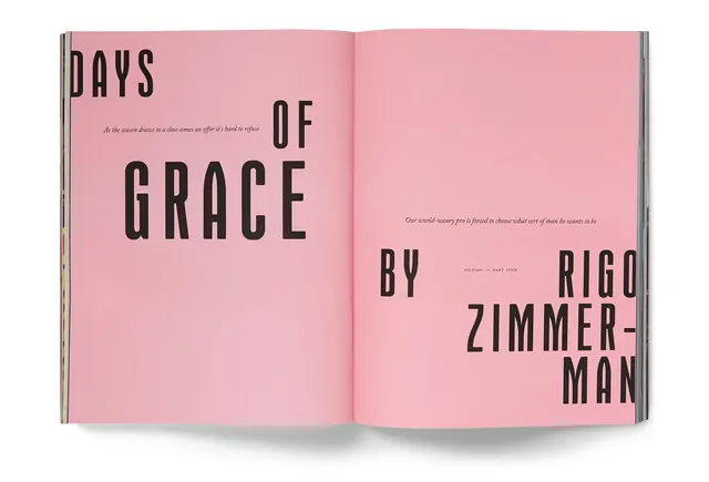Days of Grace Editorial Spread