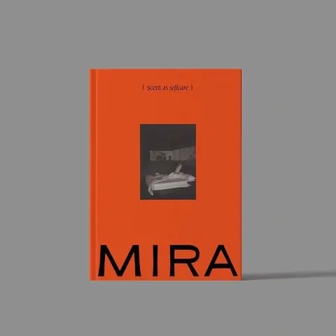 Mira Album Cover Design, minimal, swiss, vibrant