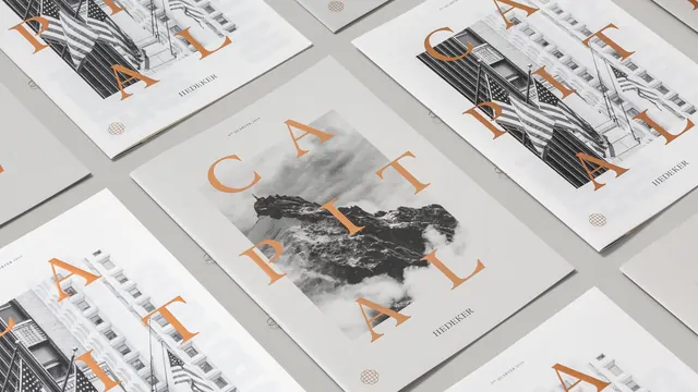 Capital Magazine covers flat-lay, editorial, minimal, light