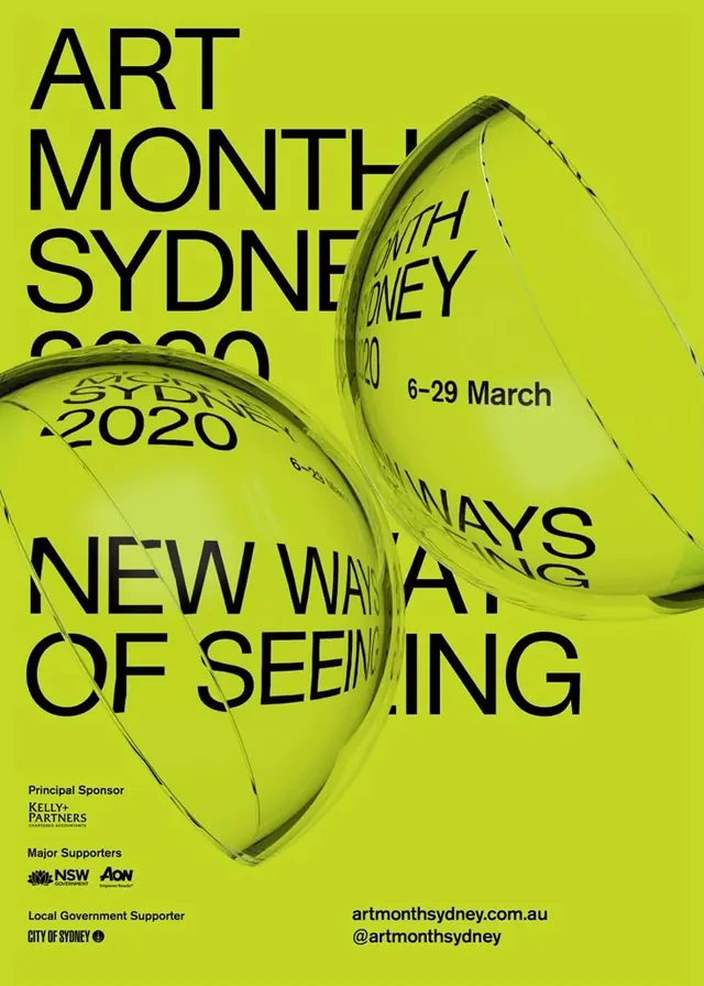 Art Month Sydney 2020 Poster