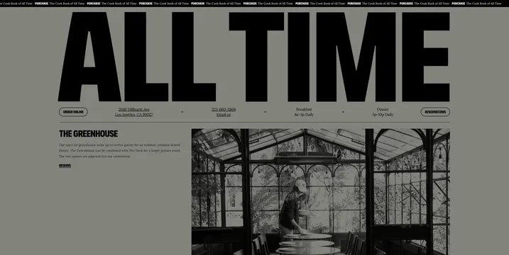 ALL TIME Editorial Layout