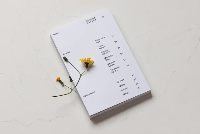 Minimalist Editorial Layout