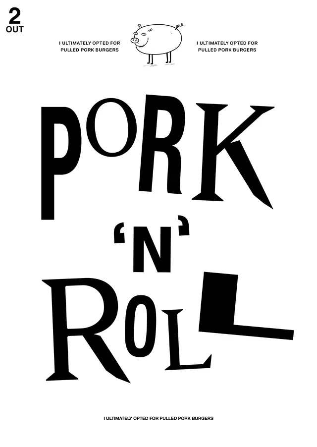 Pork 'n' Roll Poster