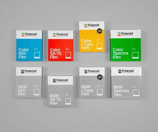 Polaroid Film Packaging Collection