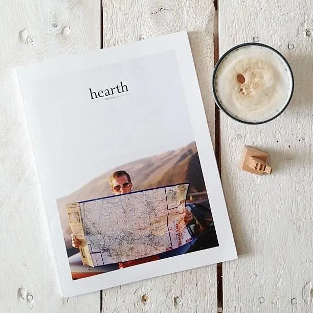 hearth editorial layout