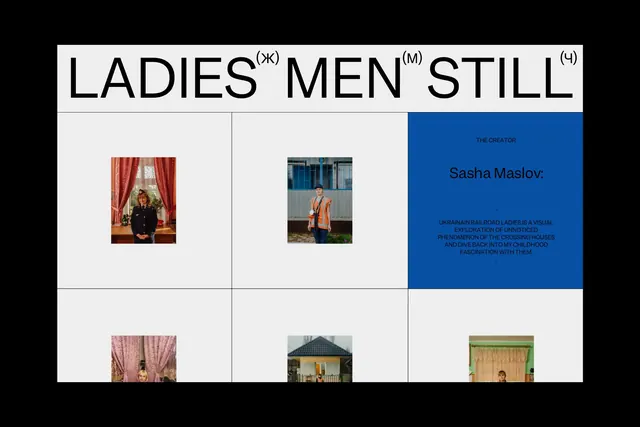 Ladies Men Still Editorial Layout