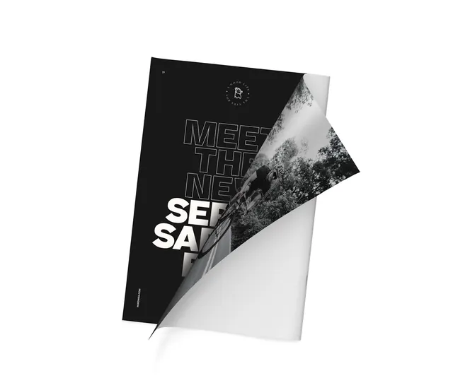 Abstract Geometric Poster, brutalist, minimal, monochrome