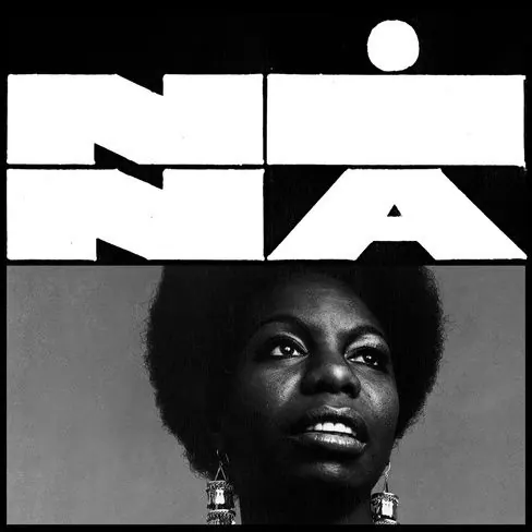 Niña Typography and Portrait Composition, brutalist, monochrome, monochrome
