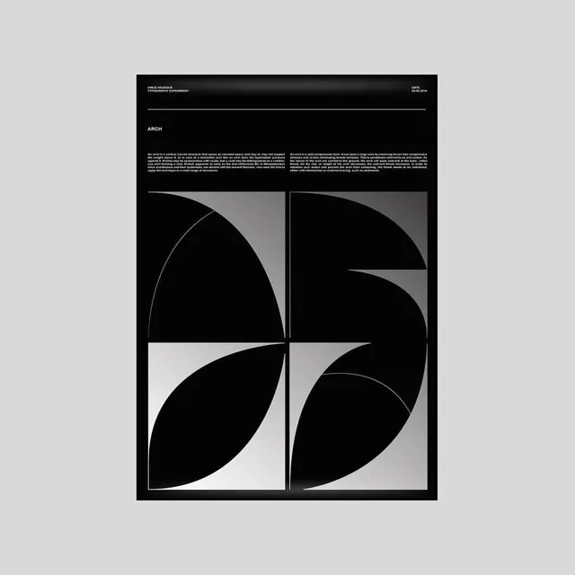 Geometric Abstract Composition, minimal, swiss, monochrome