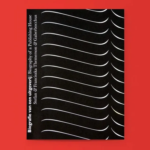 Gaberbocchus biography book cover, swiss, minimal, vibrant