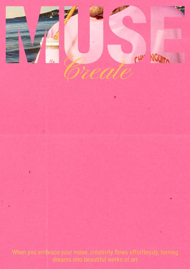 Pink Editorial Poster