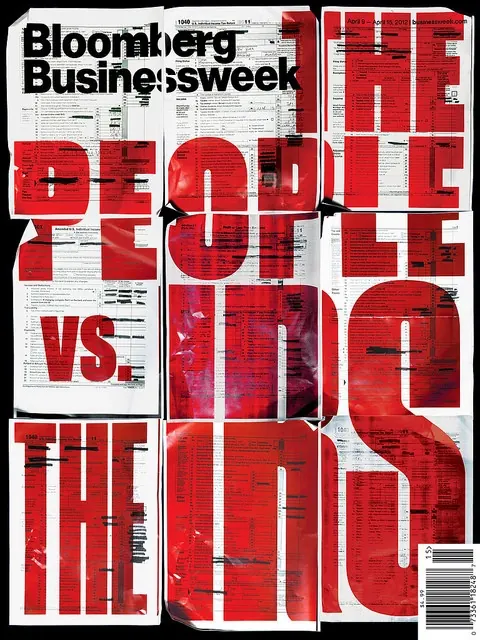 Bloomberg Businessweek Editorial Collage, maximalist, brutalist, high-contrast