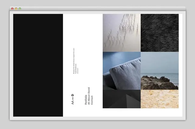 Minimalist Editorial Layout, minimal, swiss, monochrome