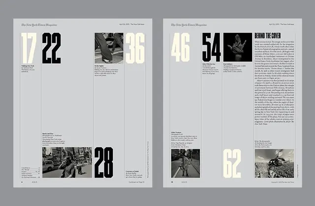 Typography and Layout Grid Study