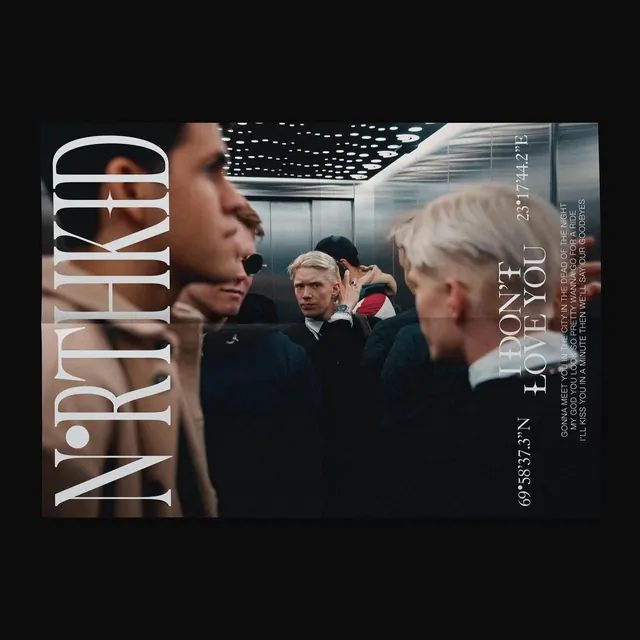 NORTHKID elevator editorial poster, editorial, dark-mode, dark