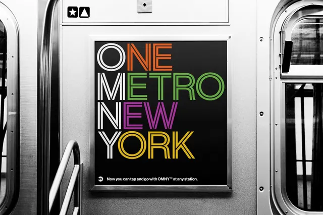 One Metro New York Subway Advertisement