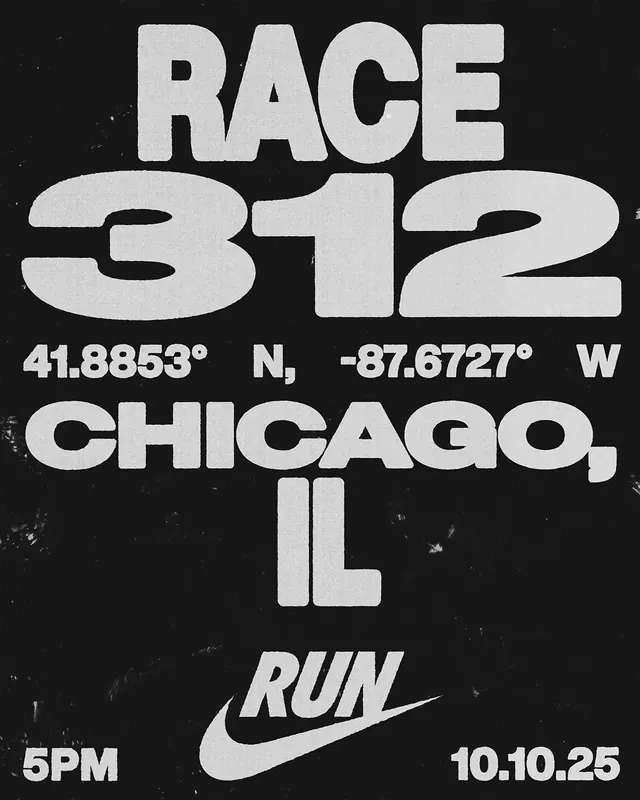 Race 312 Chicago Event Poster