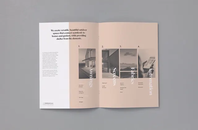 Editorial Layout with Photography