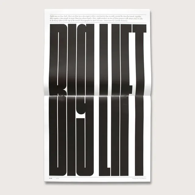 Vertical Typography Poster