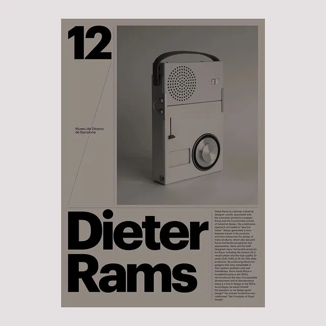 Dieter Rams Editorial Spread