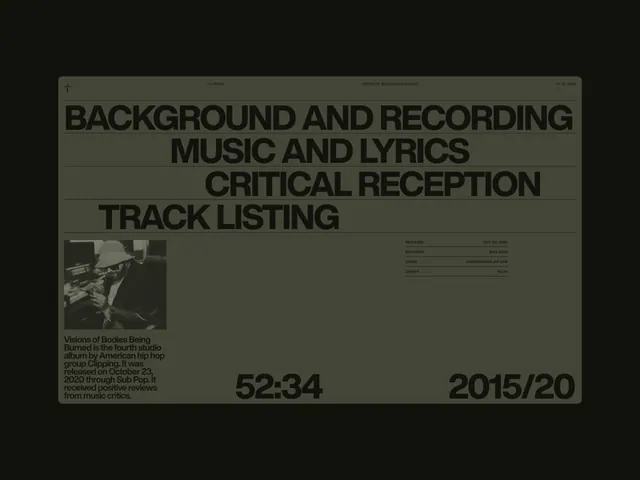 Music and Recording Track Listing