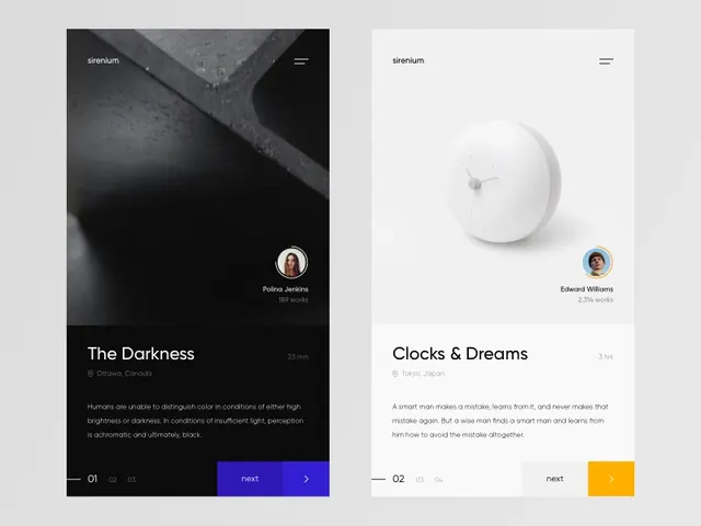 The Darkness and Clocks & Dreams Comparison, minimal, editorial, high-contrast