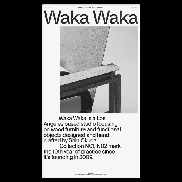 Waka Waka Editorial Layout