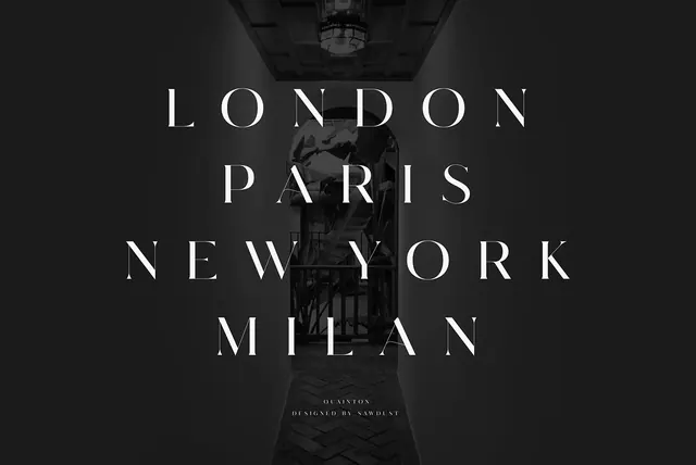 Fashion Editorial Typography Layout