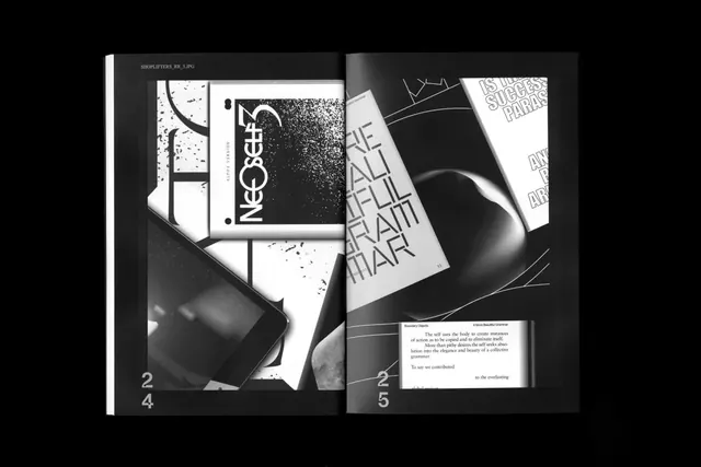 Monochrome Editorial Layout