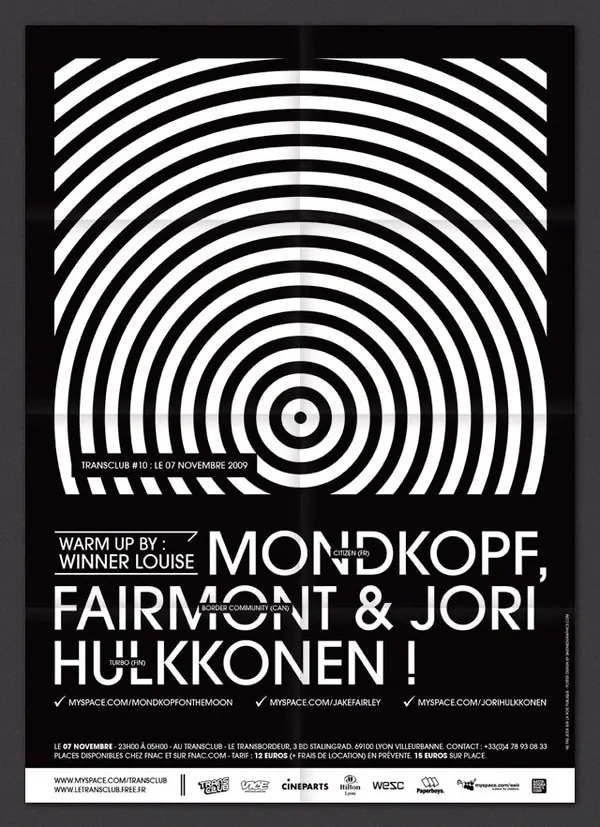 Winner Course Poster, swiss, minimal, monochrome