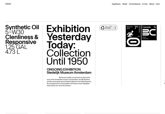 Synthetic Oil Exhibition Poster