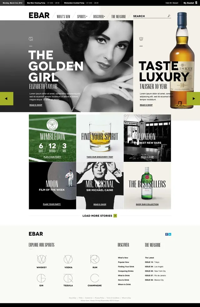 The Golden Girl Editorial Layout