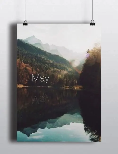 May Landscape Poster