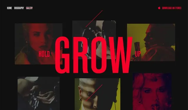 HOLD GROW Editorial Layout