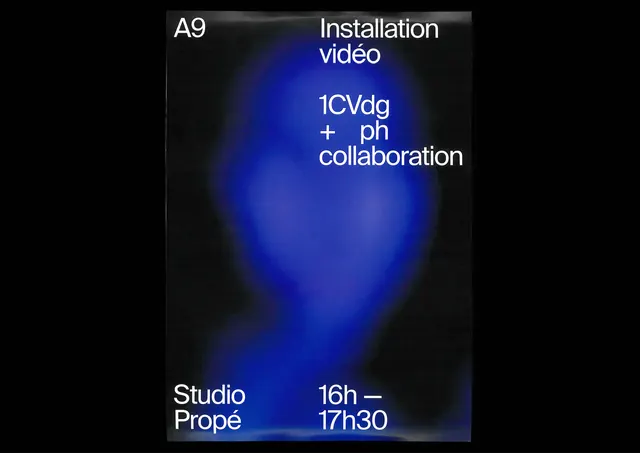 A9 Installation Video Poster, minimal, abstract, dark