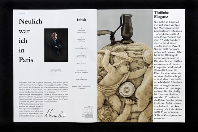 Editorial Layout with Illustration