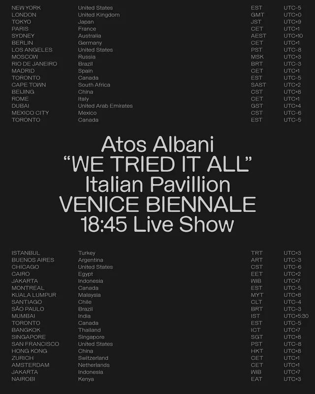Venice Biennale Exhibition Poster