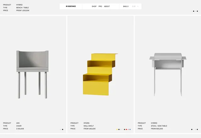 Product Showcase Layout