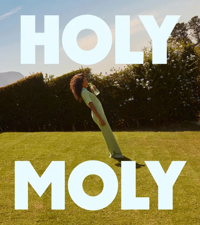 Holy Moly Typography and Photography Layout