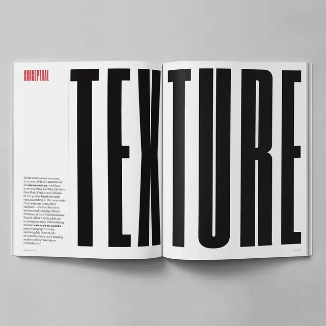 Typography Layout Spread