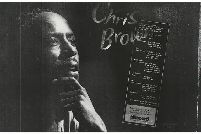 Chris Brown Album Artwork, monochrome, brutalist, monochrome