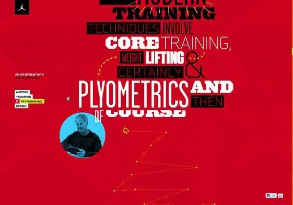 Plyometrics and Core Training Graphic, maximalist, geometric, vibrant