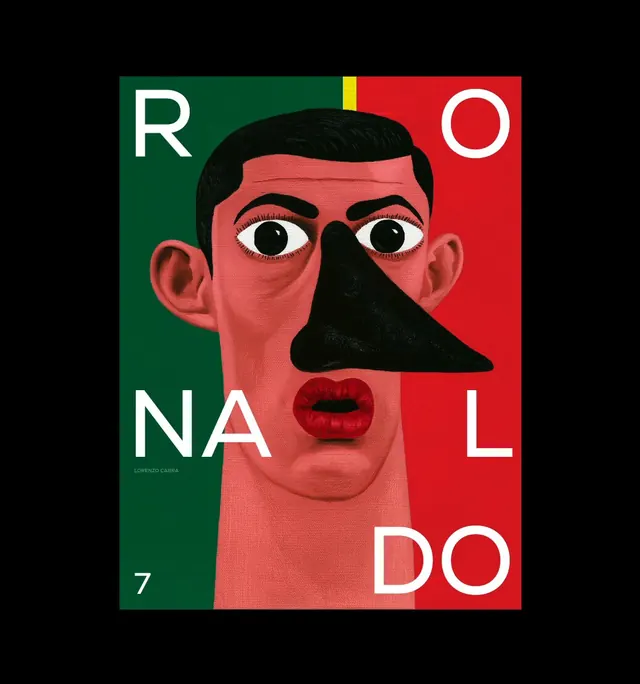 Portrait Poster Series, playful, vibrant