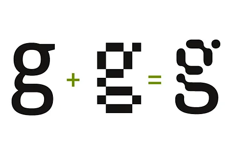 Minimal geometric type specimen, minimal, geometric, dark